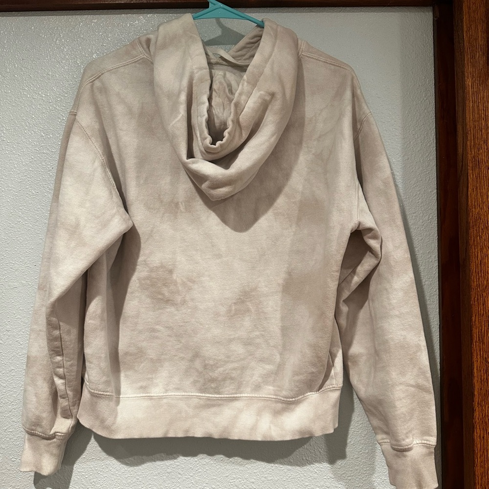 Taylor Swift Midnights Tour Karma Is A Cat Graphic Hoodie - Beige Tie-Dye - Picture 3 of 4